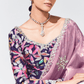 PINK SILK SAREE WITH EMBROIDERED BLOUSE – A PERFECT BLEND OF GRACE & ELEGANCE - Kimora.in