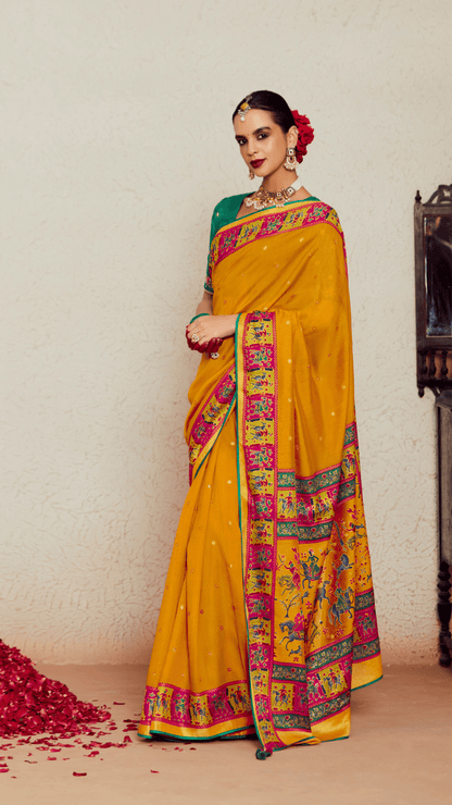 THE WARRIOR WITHIN : A Saree of Strength and Grace - Kimora.in