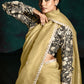 Yellow Designer Organza Saree: Effortless Elegance for Every Occasion