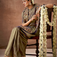 Royal Aubergine Kanjivaram Silk Saree with Smoky Taupe Blouse