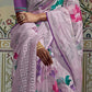 ORCHID PURPLE ORGANZA BRASSO SAREE