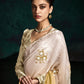 Yellow Shade Silk Saree with Designer Blouse