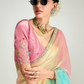 Rainbow Shade Organza Saree