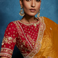 Marigold Tissue Silk Saree Yellow