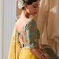 Royel Yellow Designer Organza Saree: Effortless Elegance for Every Occasion