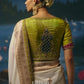 Devyani Weaving Handcrafted Saree In Ivory