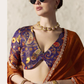 Aarnika Soft Silk Saree In Rust Orange