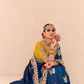 Royal Blue Tussar Silk Saree