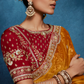 Marigold Tissue Silk Saree Yellow