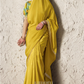 Vasantika Soft Silk Saree Yellow For Haldi
