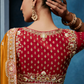 Marigold Tissue Silk Saree Yellow