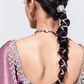 PINK SILK SAREE WITH EMBROIDERED BLOUSE – A PERFECT BLEND OF GRACE & ELEGANCE - Kimora.in