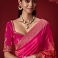 Miraaya Weaving Soft Silk Saree In Pink