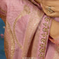 Aadhya Weaving Handcrafted Saree In Blush Pink