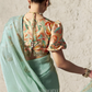 Neelika Soft Silk Saree Aqua Blue