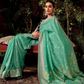 The Sea Green Serenity Saree By Kimora