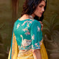 Keshva Premium Organza Saree In Yellow