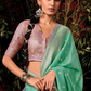 The Sea Green Serenity Saree By Kimora