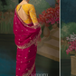 Gulabi Rani Tissue Silk Saree with Zari & Sequin Embroidery