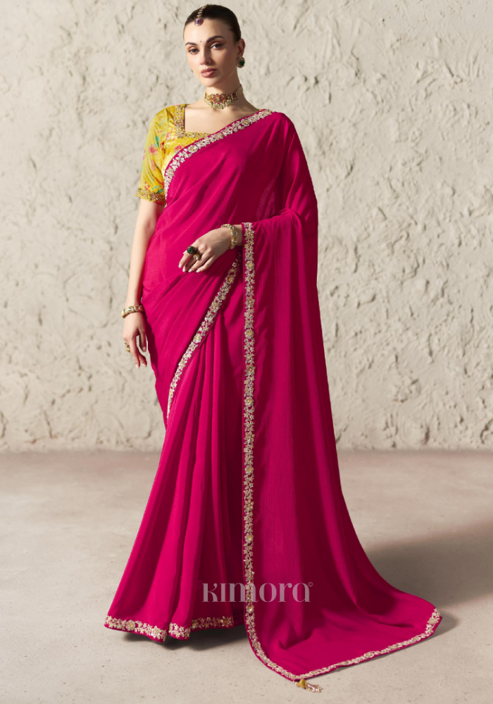 Rangyatra Soft Silk Saree In Pink