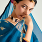 Navy Blue Shade Organza Saree