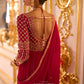 Rani Georgette Embroidered Ethnic Suit in Pink