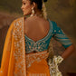 embellishments with bead work, embroidery and sequence work blouse