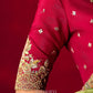 Naari Wedding perfect Tissue silk heavy border saree In Olive Green