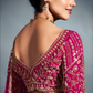 Fancy Organza Saree with Heavy Embroidered Blouse – Elegant Party Wear by Kimora