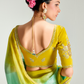 Yellow Shade Organza Saree
