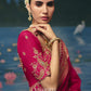 Shagun Weaving Handcrafted Saree In Pink