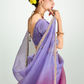 Purple Shade Organza Saree