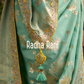 Mint Green Pure Soft Silk Saree With Rich Zari Border and Embroidery Blouse