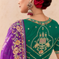 Shaded Purple & Pink Tussar Silk Saree