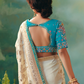 Shubhrika Dola silk Saree in ivory
