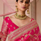 RED DOLA SILK SAREE