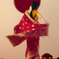 Karwa Chauth Special: Red Saree with Yellow Blouse