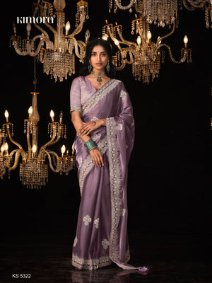 THE ROYAL GRACE – PURPLE KANJIVARAM SILK SAREE