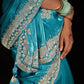Ice Blue Silk Saree