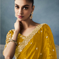 Tissue Embroidered Fancy Heavy Border Saree