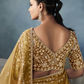 Tissue Embroidered Fancy Heavy Border Saree