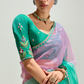 Teal Shade Organza Saree