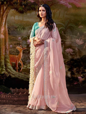 Organza Tissue Silk Saree