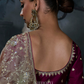 Nyra Tissue  Silk Saree Pink Green Multi-Tonal