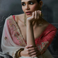 Aafreen Silk Satin Saree White