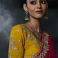 Aveline Silk Saree Pink