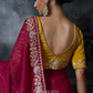 Aveline Silk Saree Pink