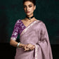 Lavanya Mauve Tissue Silk Saree In Lavender