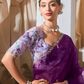 Purple Designer Organza Saree