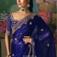 Neel Tissue Silk Heavy Work Saree In Blue